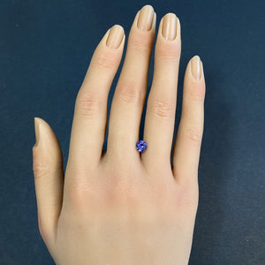 tanzanite gemstone round cut