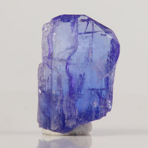 blue violet raw tanzanite crystal