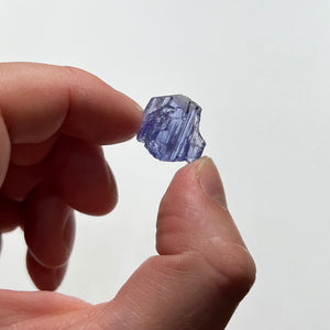raw tanzanite mineral specimen