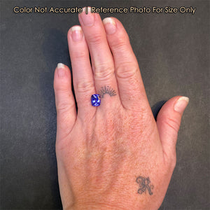 tanzanite gemstone antique cushion cut