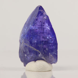 raw heated tanzanite crystal