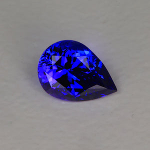 pear shape brilliant tanzanite gemstone