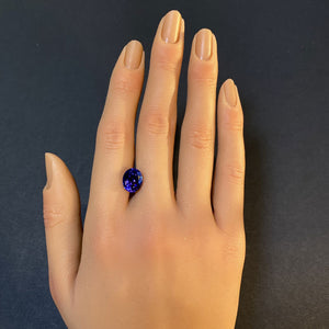 oval cut tanzanite