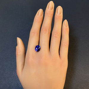 tanzanite gemstone oval cut