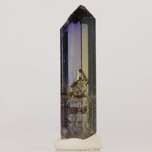 purple green tanzanite raw
