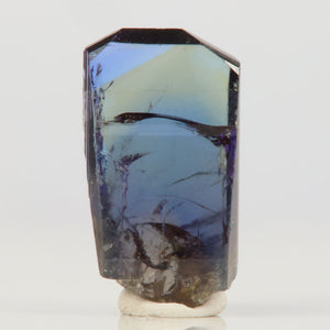 Yellow Zoning in Tanzanite Crystal