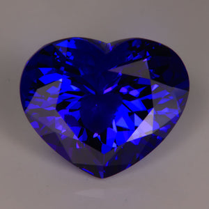rare gemstone tanzanite heart shape brilliant