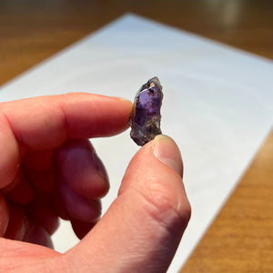 unheated tanzanite crystal