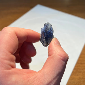 raw natural tanzanite