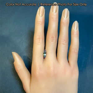 marquise natural tanzanite size