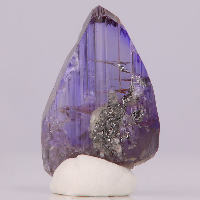 Purple Raw Tanzanite Crystal Mineral Specimen