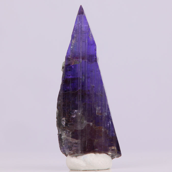 Tall Tanzanite Crystal Gemmy purple