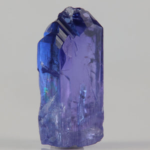 deep saturated tanzanite crystal