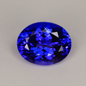 Oval Tanzanite Gemstone Blue Color Tanzania