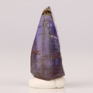 Purple tanzanite crystal