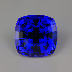 square cushion blue violet tanzanite