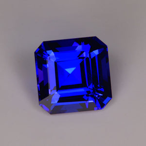 square step cut tanzanite gemstone