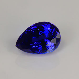 pear shape tanzanite gemstone