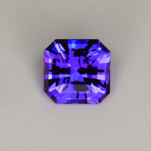 square barion tanzanite gemstone