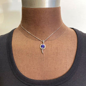 tanzanite gemstone pendant