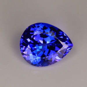 pear shape brilliant cut tanzanite