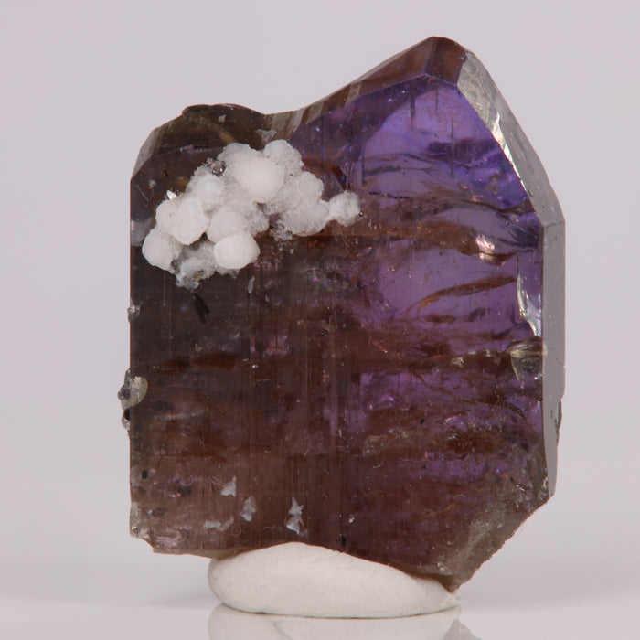 unheated Tanzanite crystal specimen purple