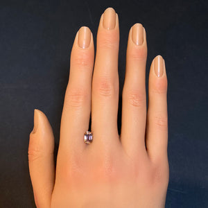 tanzanite gem pink orange