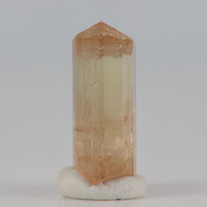 peachy pink tanzanite crystal natural color