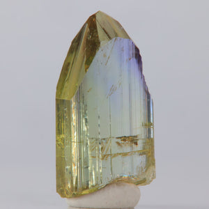purple and yellow natural color raw tanzanite