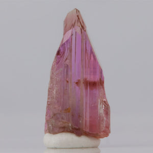 rare raw pink tanzanite crystal specimen