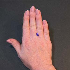 emerald cut tanzanite 1.38 carats