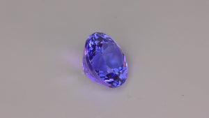 Round Brilliant Cut Tanzanite 2.82 Carats