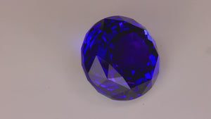 Round Brilliant Cut Tanzanite 29.58 Carats With Red Flash