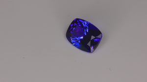 Antique Cushion Cut Tanzanite 3.18 Carats
