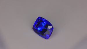 Antique Cushion Cut Tanzanite 7.07 Carats