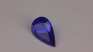 Pear Shape Brilliant Cut Tanzanite 6.52 Carats