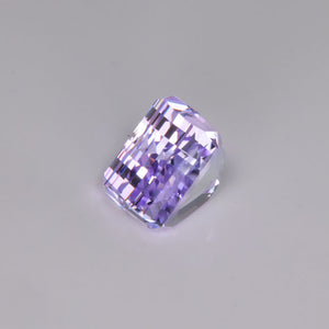purple tanzanite fancy opposed bar cut