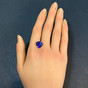 Heart/Shield Cut Tanzanite 6.99 Carats