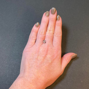 violet gray sqaure cushion fancy tanzanite