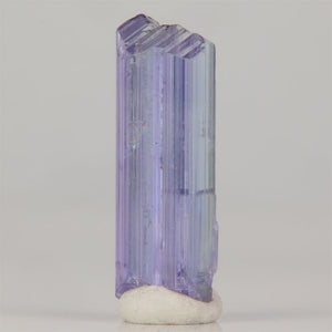 blue violet color natural tanzanite crystal specimen