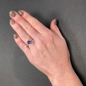 14K White Gold Tanzanite Ring