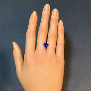 tanzanite trilliant cut