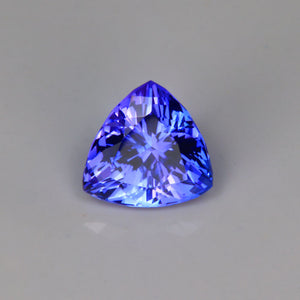 trilliant tanzanite gemstone blue violet