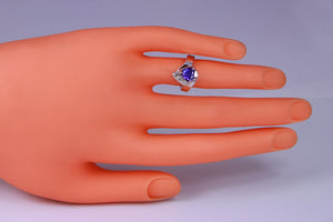 Trilliant Tanzanite1.13 Carat Ring by Christopher Michael