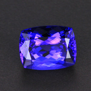 Blue Violet Antique Cushion Tanzanite Gemstone 4.50 Carats