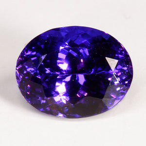 Oval Tanzanite AAA Exceptional Color 3.44 Carats