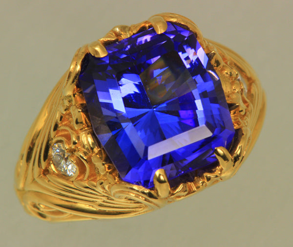 'Best of Show' Designed Tanzanite Ring by Christopher Michael