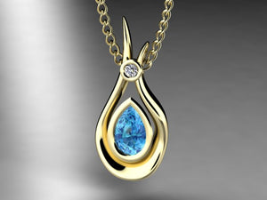 Christopher Michael Designed Tanzanite Pendant