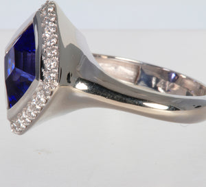 Tanzanite Ring Designed By Christopher Michael 3.97ct