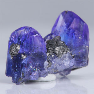 on matrix tanzanite crystal specimen raw
